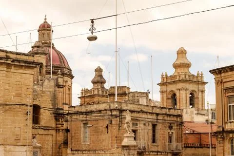 Architecture in birgu Stock Photos