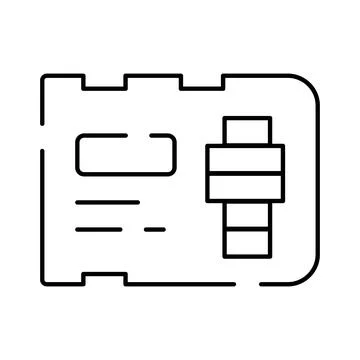 Architecture blueprint planning with technical construction drawing layout Stock Illustration