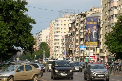 Architecture in Bucharest 写真素材