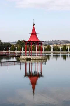 Architecture of a Buda park Stock Photos
