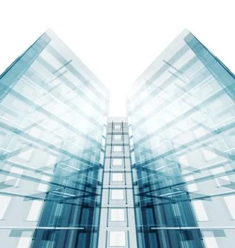 Architecture. Building concept. 3d rendering Ilustración de archivo