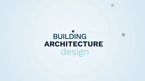 Architecture building design construction structure technology blueprint Vídeo Stock 100925015