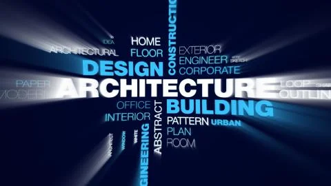 Architecture building design construction structure technology blueprint Stock Photos