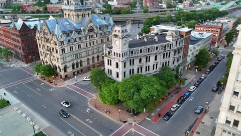 Architecture That Carries - Syracuse, NY Video stock 336466077