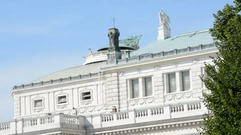 Architecture of the City of Vienna Stock Footage 54116876