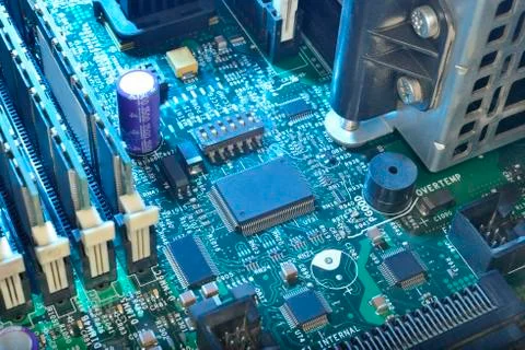 Architecture of the computer Foto stock