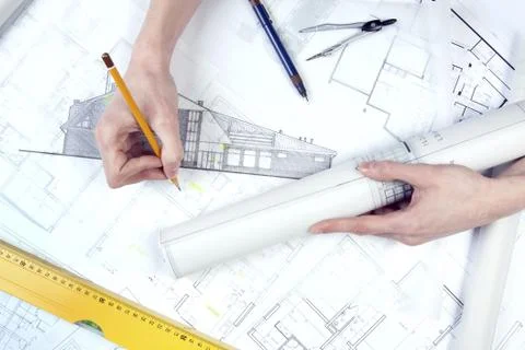 Architecture concept Stock Photos