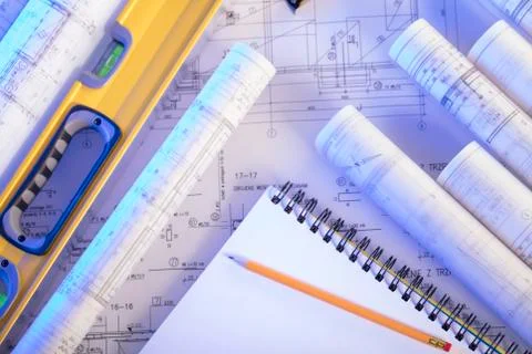 Architecture concept. Stock Photos