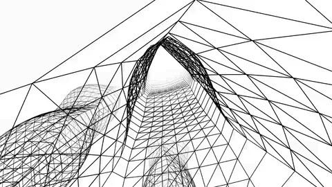 Architecture construction concept 3d Stock Footage 98616012