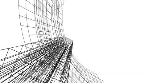 Architecture construction concept 3d Stock Footage 125875170