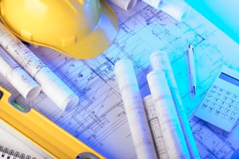 Architecture.  Contractor concept. Foto stock