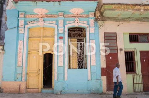 Architecture cuba colors Stock Photos
