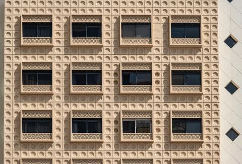 Architecture details Building window frame facade Geometric pattern Stock Photos