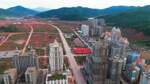 Architecture Drone Video Stock Footage 324767875