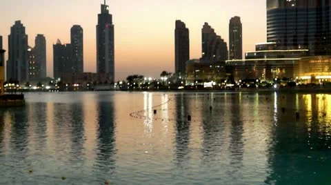 Architecture in Dubai Stock Footage 12434053