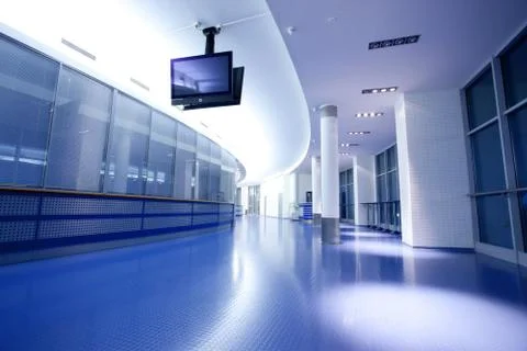 Architecture, empty vestibule Stock Photos