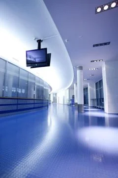 Architecture, empty vestibule Stock Photos