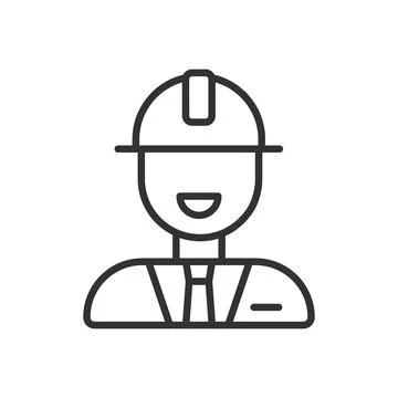Architecture Engineer, icon in line design. Architecture engineer, engineering Stock Illustration