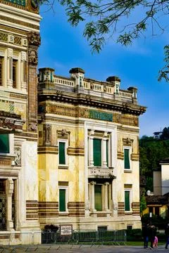 Architecture facade of the building Stock Photos