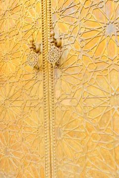 Architecture of Fez, the second largest city of Morocco. Fez was the capital Stock Photos