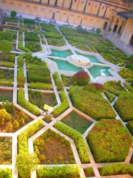Architecture of a garden Foto stock