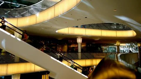 Architecture glass construction elevator building 库存照片