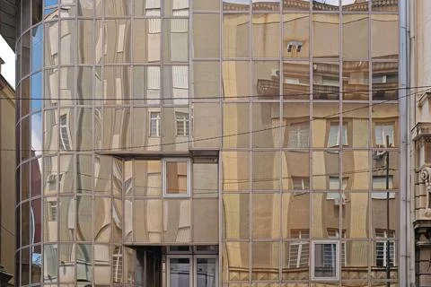 Architecture glass reflections Stock Photos