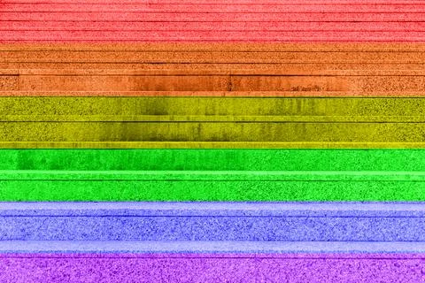 Architecture, graphics. Scale, parallel lines. Peace flag Stock Photos