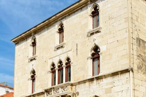 Architecture of the Historical Complex of Split, Croatia Stock Photos