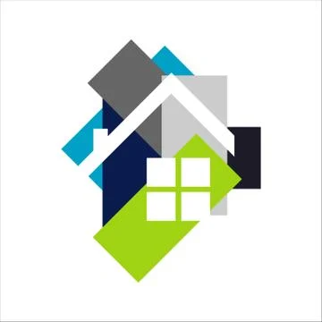 Architecture home design logo vector symbol graphic concept Stock Illustration
