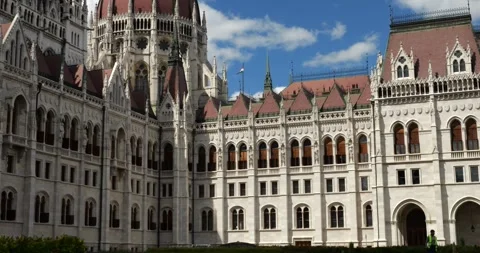 Architecture Of Hungarian Parliament Bui... | Stock Video | Pond5