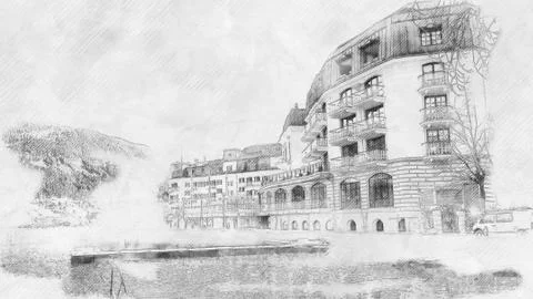 Architecture Stock Illustration