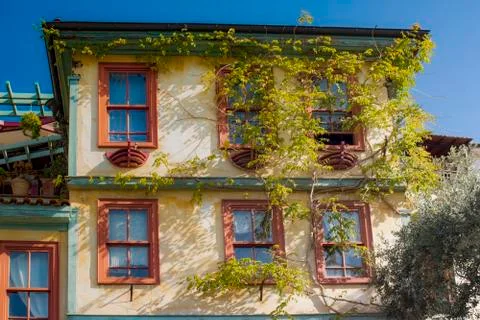 The architecture of Kavala. Stock Photos