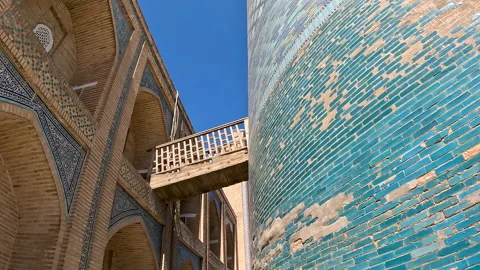 Architecture of Khiva city Stock Footage 201790602