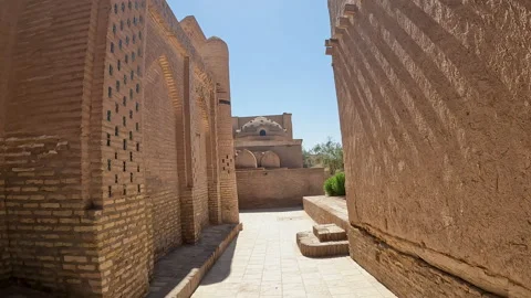 Architecture of Khiva city Stock Footage 201793970