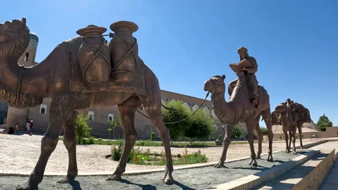 Architecture of Khiva city Stock Footage 201794810