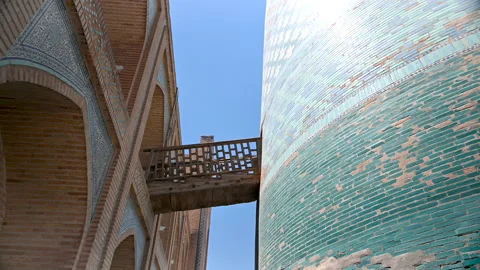 Architecture of Khiva city Stock Footage 201795321