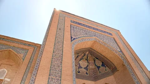 Architecture of Khiva city Stock Footage 201795378