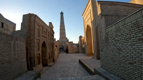 Architecture of Khiva city Stock Footage 201796261