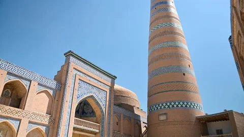 Architecture of Khiva city Stock Footage 201797421