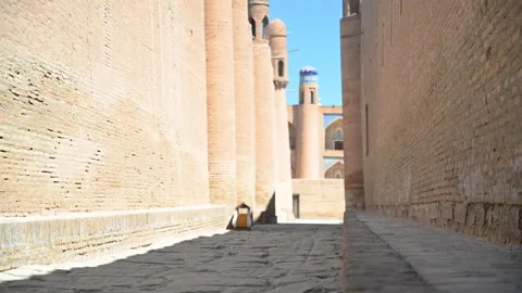 Architecture of Khiva city Stock Footage 201797437