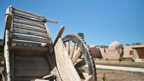Architecture of Khiva city Stock Footage 201797634