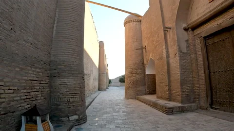 Architecture of Khiva city Stock Footage 201799091