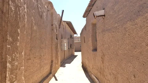 Architecture of Khiva city Stock Footage 201799222