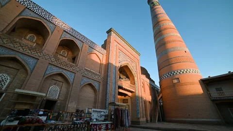 Architecture of Khiva city Stock Footage 201799458