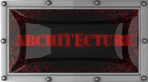 Architecture on led Stock Footage 8665273
