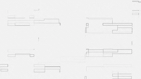 Architecture lines draft white moving background Video stock 266997988