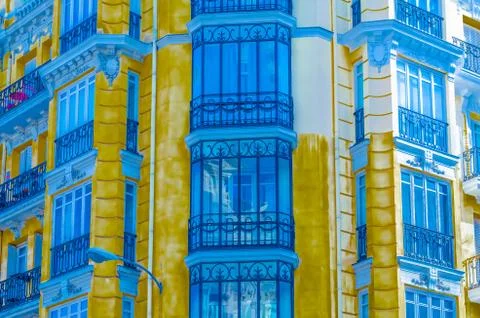Architecture in Madrid, illustration Stock Illustration