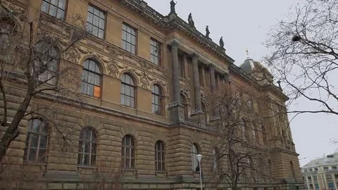 The architecture of medieval Prague Stock Footage 69213198