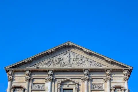 The architecture of Milan. Stock Photos